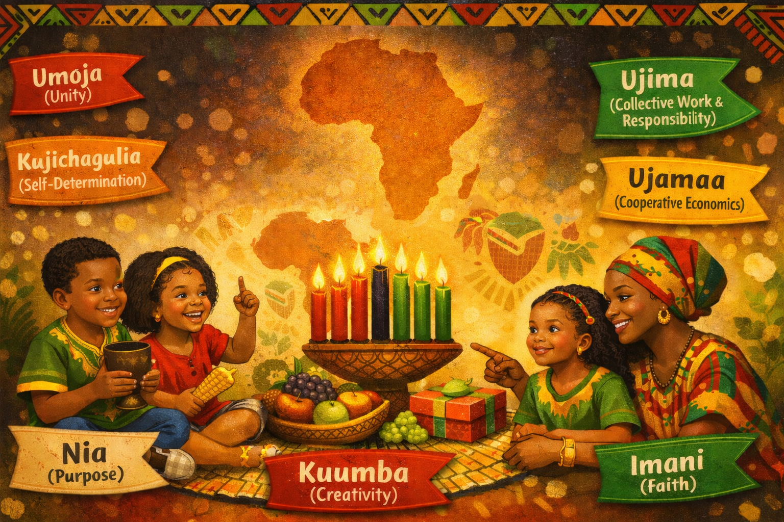 Read more about the article The 7 Principles of Kwanzaa: Teaching Children values